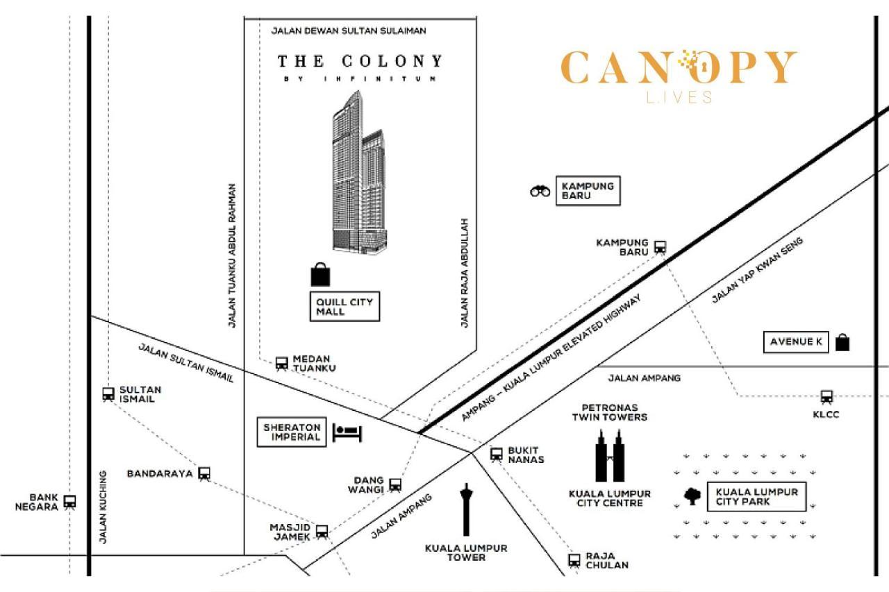 The Luxe & The Colony, Klcc Διαμέρισμα Κουάλα Λουμπούρ Εξωτερικό φωτογραφία